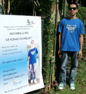 Ronald Manguiat, the very first beneficiary of Pag-asa Social Center