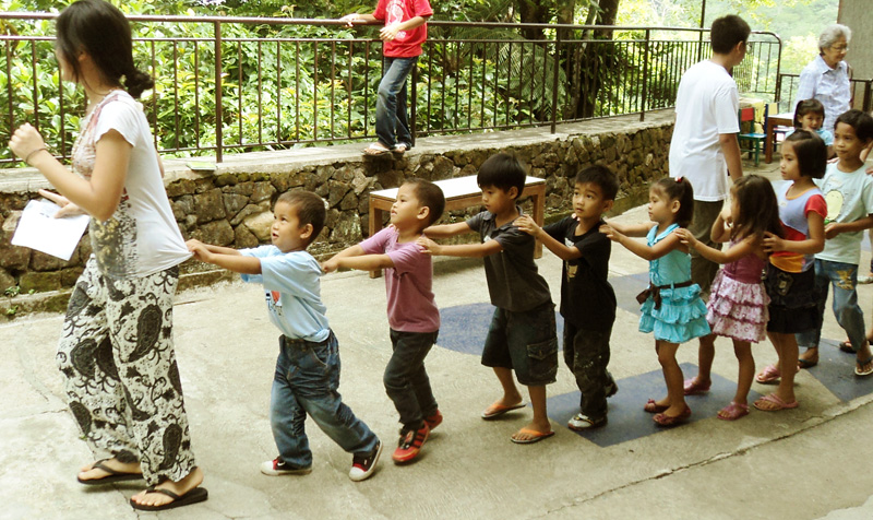 Teacher and Kids at Pag-asa