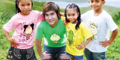 Favola Shirts with Hero Angeles and Pag-asa Kids Favola Shirts with Hero Angeles and Pag-asa Kids